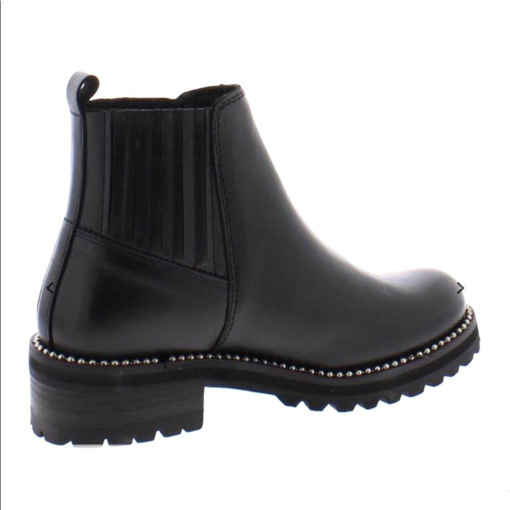STEVEN BY STEVE MADDEN GIBSON LEATHER ANKLE BOOTS